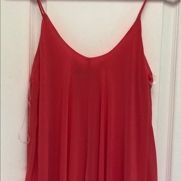 LAST 1! CORAL CHIFFON MAXI DRESS - Picture 6 of 7